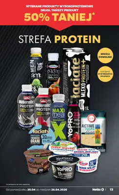 Netto - gazetka promocyjna Gazetka Spożywcza od poniedziałku 20.04 do niedzieli 26.04 - strona 13