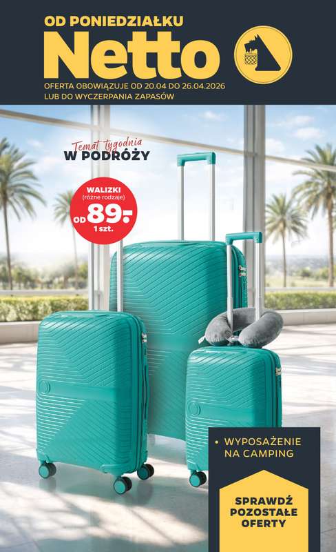 Netto - gazetka promocyjna Inspiracje tygodnia Netto  do niedzieli 26.04