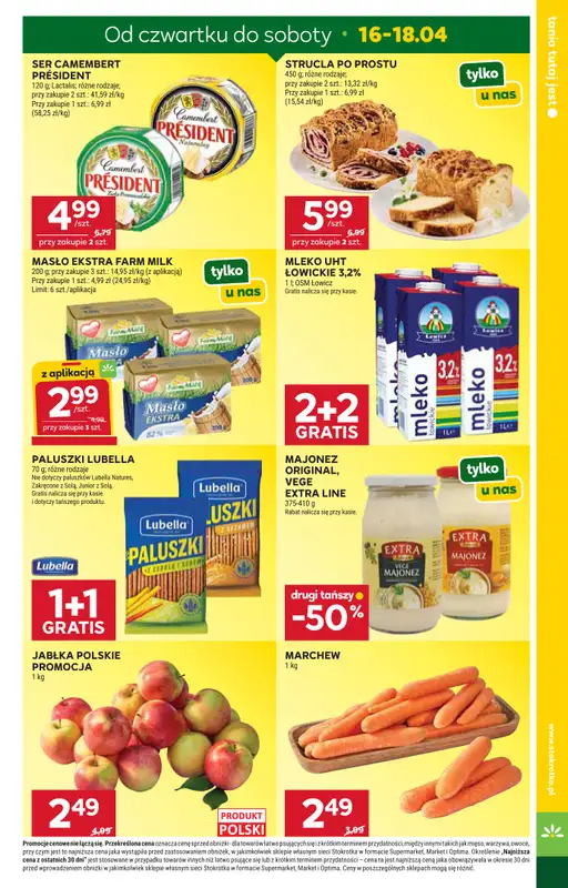 Stokrotka - gazetka promocyjna Gazetka Supermarket od czwartku 16.04 do środy 22.04 - strona 26
