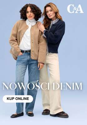 C&A - gazetka promocyjna Nowości denim od czwartku 16.04 