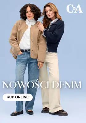 C&A - gazetka promocyjna Nowości denim od czwartku 16.04 