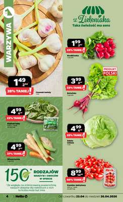 Netto - gazetka promocyjna Gazetka Spożywcza od czwartku 23.04 do niedzieli 26.04 - strona 4