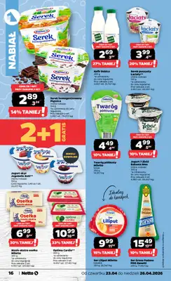 Netto - gazetka promocyjna Gazetka Spożywcza od czwartku 23.04 do niedzieli 26.04 - strona 16