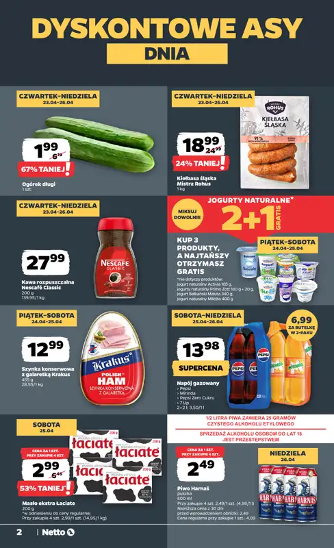 Netto - gazetka promocyjna Gazetka Spożywcza   - strona 2