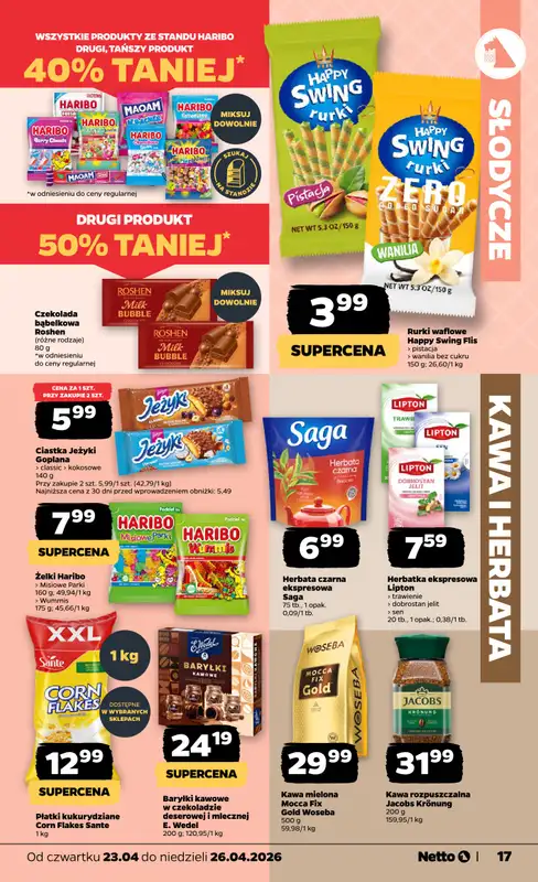Netto - gazetka promocyjna Gazetka Spożywcza od czwartku 23.04 do niedzieli 26.04 - strona 17