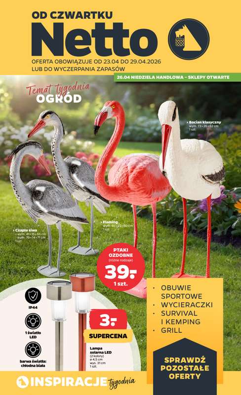 Netto - gazetka promocyjna Inspiracje tygodnia Netto  do środy 29.04