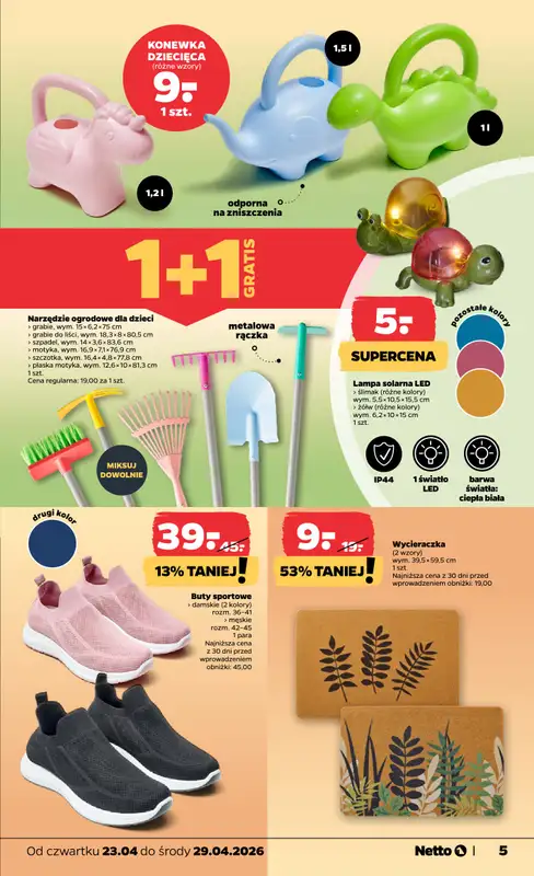 Netto - gazetka promocyjna Inspiracje tygodnia Netto  do środy 29.04 - strona 5