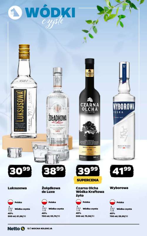 Netto - gazetka promocyjna Mocna Kolekcja - Mocne Alkohole  do niedzieli 26.04 - strona 12