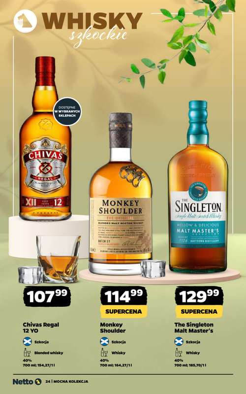 Netto - gazetka promocyjna Mocna Kolekcja - Mocne Alkohole  do niedzieli 26.04 - strona 24