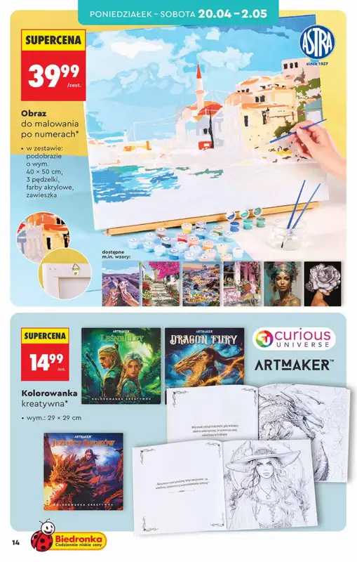 Biedronka - gazetka promocyjna Hity i inspiracje, od 18.04 od soboty 18.04 do środy 06.05 - strona 14