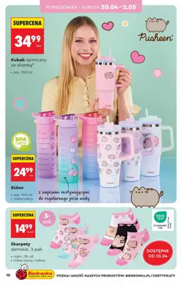 Biedronka - gazetka promocyjna Hity i inspiracje, od 18.04 od soboty 18.04 do środy 06.05 - strona 10