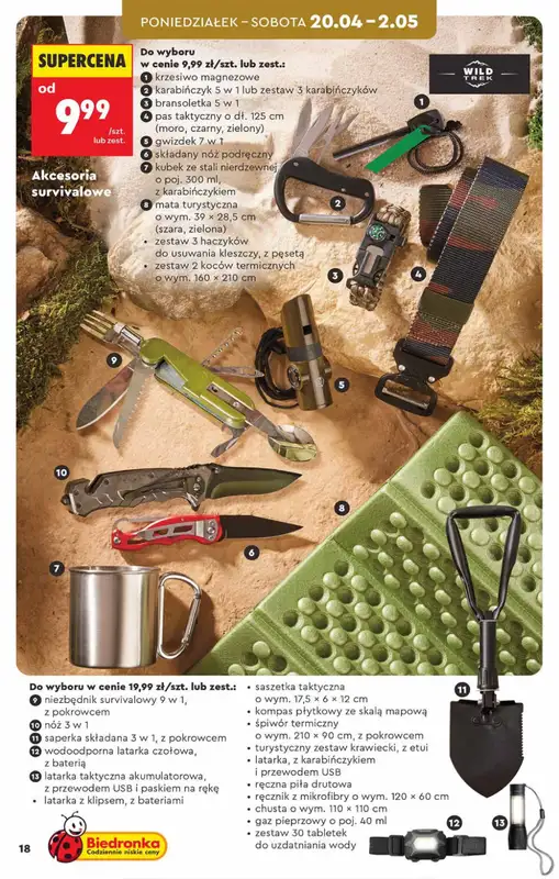 Biedronka - gazetka promocyjna Hity i inspiracje, od 18.04 od soboty 18.04 do środy 06.05 - strona 18