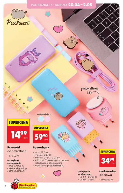 Biedronka - gazetka promocyjna Hity i inspiracje, od 18.04 od soboty 18.04 do środy 06.05 - strona 6