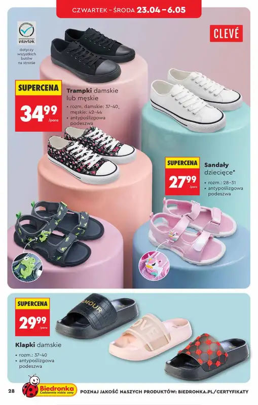 Biedronka - gazetka promocyjna Hity i inspiracje, od 18.04 od soboty 18.04 do środy 06.05 - strona 28