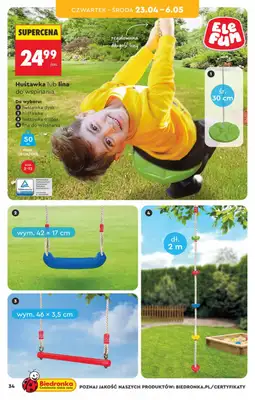 Biedronka - gazetka promocyjna Hity i inspiracje, od 18.04 od soboty 18.04 do środy 06.05 - strona 34