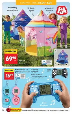 Biedronka - gazetka promocyjna Hity i inspiracje, od 18.04 od soboty 18.04 do środy 06.05 - strona 36
