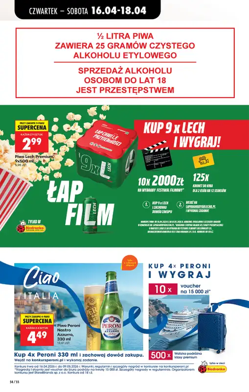 Biedronka - gazetka promocyjna Od czwartku od czwartku 16.04 do środy 22.04 - strona 72