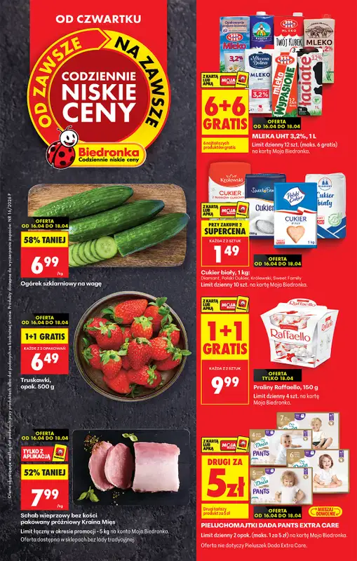 Biedronka - gazetka promocyjna Od czwartku  