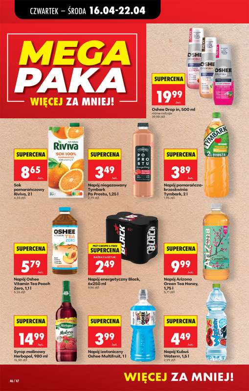 Biedronka - gazetka promocyjna Od czwartku, Z ladą tradycyjną od czwartku 16.04 do środy 22.04 - strona 62