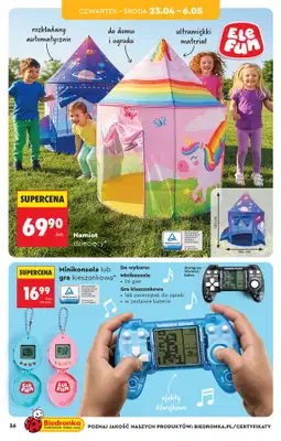 Biedronka - gazetka promocyjna Hity i inspiracje, od 18.04 od soboty 18.04 do środy 06.05 - strona 40