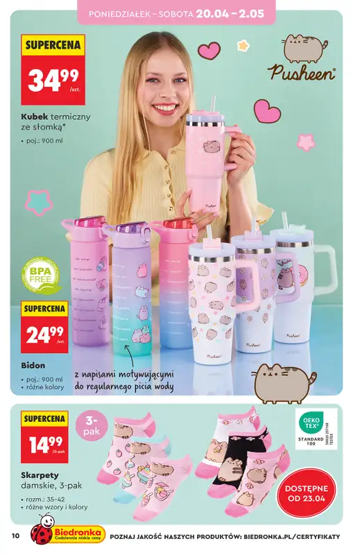 Biedronka - gazetka promocyjna Hity i inspiracje, od 18.04 od soboty 18.04 do środy 06.05 - strona 14