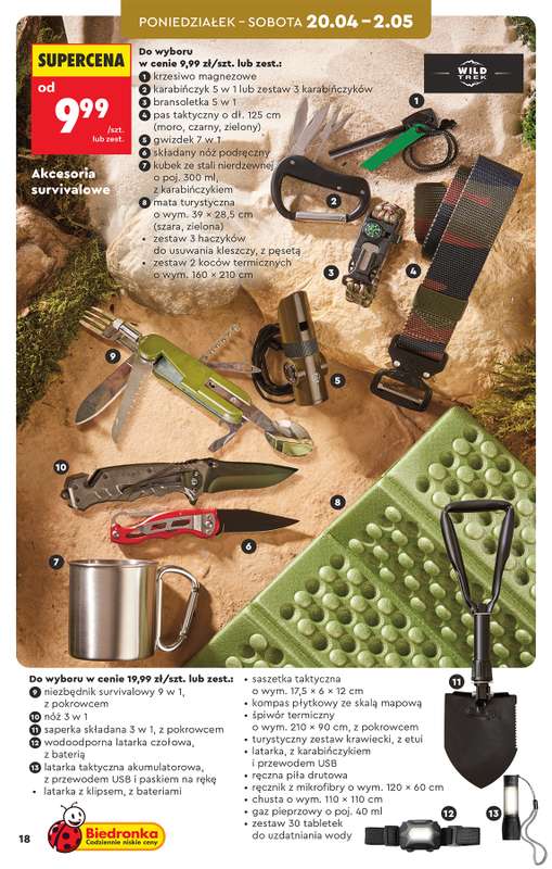 Biedronka - gazetka promocyjna Hity i inspiracje, od 18.04 od soboty 18.04 do środy 06.05 - strona 22