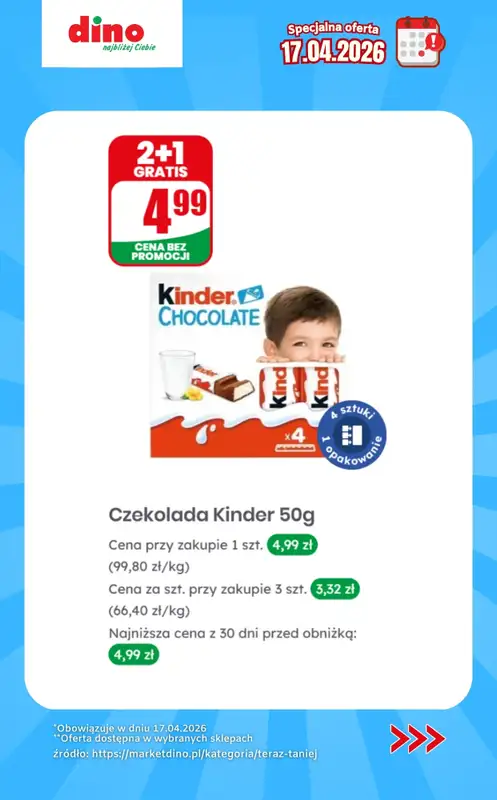 Dino - gazetka promocyjna Specjalna oferta na 17.04.2026 - promocje spoza gazetki od piątku 17.04 do piątku 17.04 - strona 8