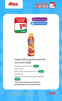 Dino - gazetka promocyjna Specjalna oferta na 17.04.2026 - promocje spoza gazetki od piątku 17.04 do piątku 17.04 - strona 10