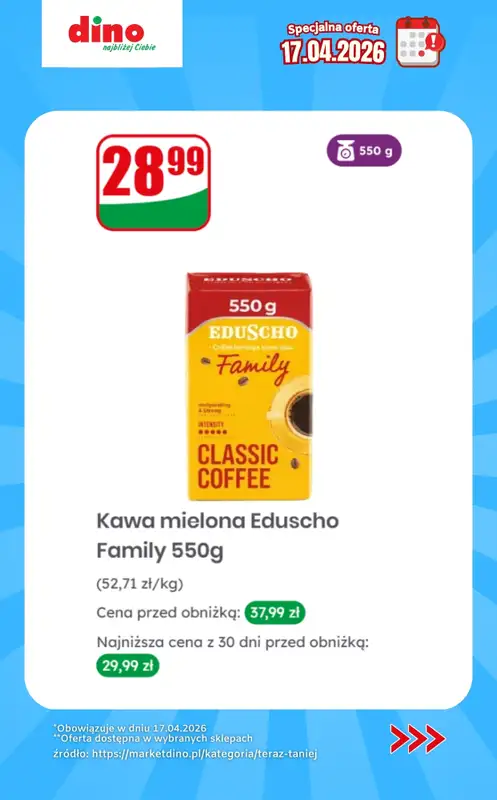 Dino - gazetka promocyjna Specjalna oferta na 17.04.2026 - promocje spoza gazetki od piątku 17.04 do piątku 17.04 - strona 6