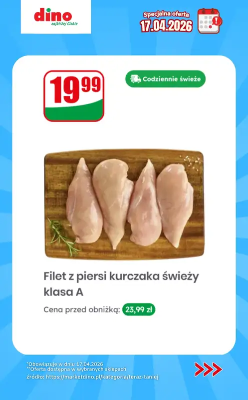 Dino - gazetka promocyjna Specjalna oferta na 17.04.2026 - promocje spoza gazetki od piątku 17.04 do piątku 17.04 - strona 4