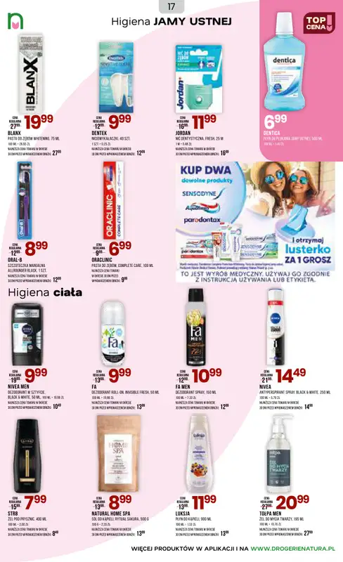 Drogerie Natura - gazetka promocyjna Gazetka od piątku 17.04 do wtorku 05.05 - strona 17