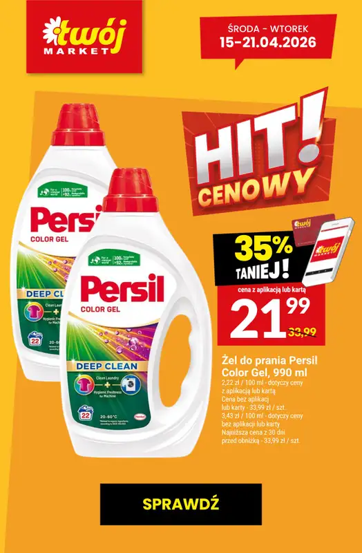 Twój Market - gazetka promocyjna Najlepsze promocje! od piątku 17.04 do wtorku 21.04 - strona 10