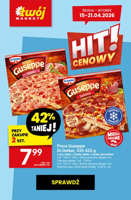 Twój Market - gazetka promocyjna Najlepsze promocje! od piątku 17.04 do wtorku 21.04 - strona 8
