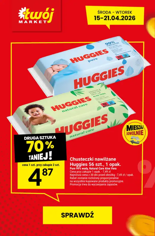 Twój Market - gazetka promocyjna Najlepsze promocje! od piątku 17.04 do wtorku 21.04 - strona 9