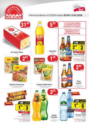 Delikatesy Sezam - gazetka promocyjna Gazetka od czwartku 30.04 do środy 13.05