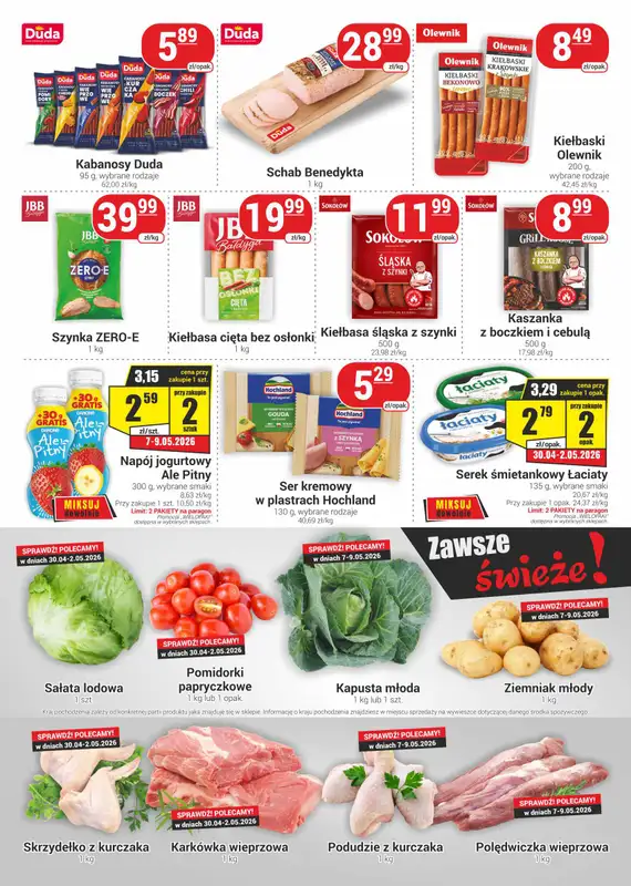 Delikatesy Sezam - gazetka promocyjna Gazetka od czwartku 30.04 do środy 13.05 - strona 2