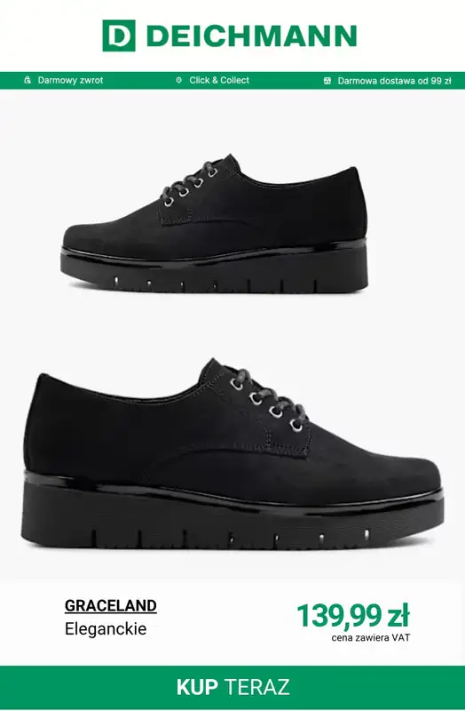 Deichmann - gazetka promocyjna -20% na nieprzecenione buty od piątku 17.04 do niedzieli 19.04 - strona 9