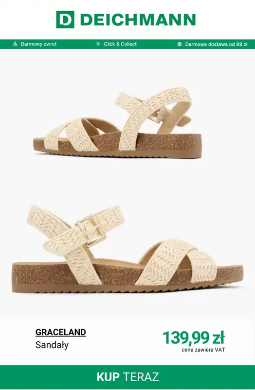 Deichmann - gazetka promocyjna -20% na nieprzecenione buty od piątku 17.04 do niedzieli 19.04 - strona 4