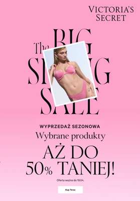 Victoria's Secret - gazetka promocyjna Wyprzedaż do -50% od piątku 17.04 do niedzieli 19.04