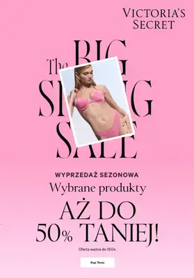 Victoria's Secret - gazetka promocyjna Wyprzedaż do -50% od piątku 17.04 do niedzieli 19.04
