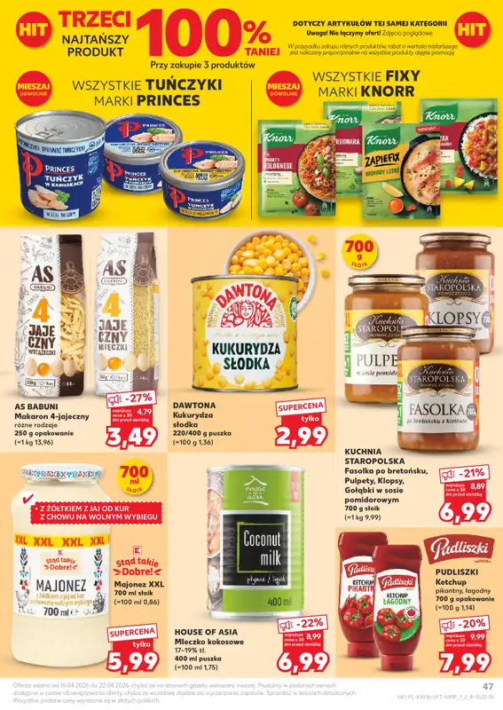 Kaufland - gazetka promocyjna Gazetka Tygodnia od czwartku 16.04 do środy 22.04 - strona 47