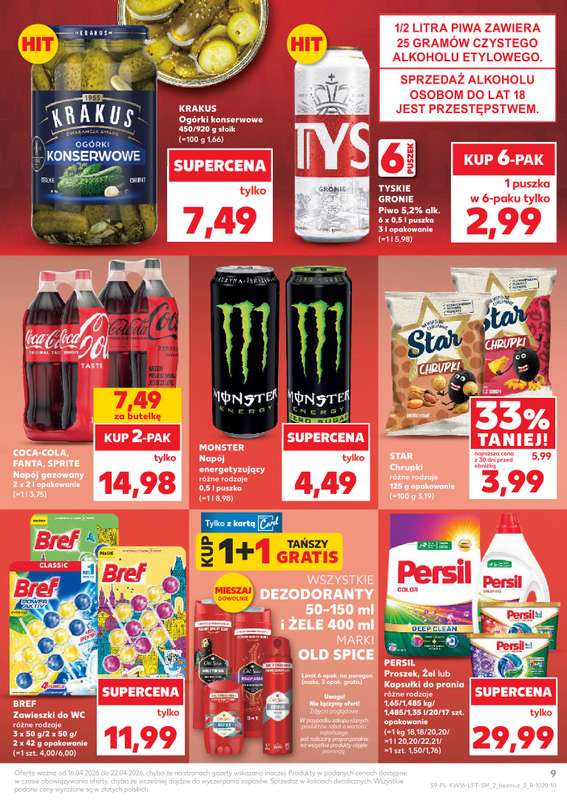 Kaufland - gazetka promocyjna Gazetka Tygodnia od czwartku 16.04 do środy 22.04 - strona 9
