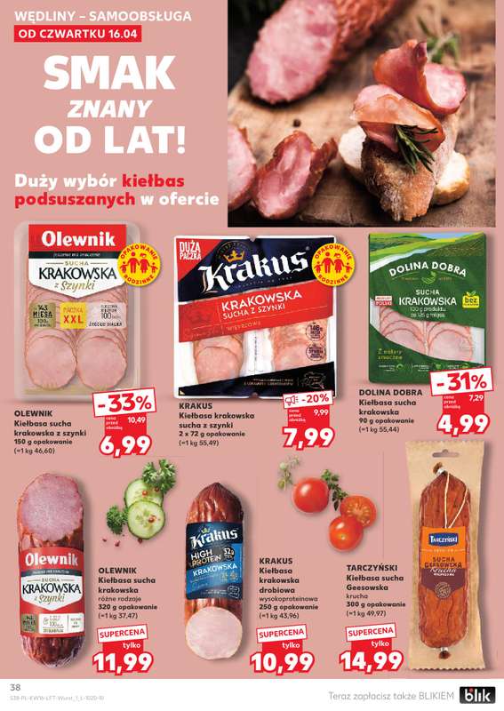 Kaufland - gazetka promocyjna Gazetka Tygodnia od czwartku 16.04 do środy 22.04 - strona 38
