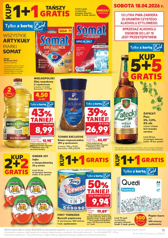 Kaufland - gazetka promocyjna Gazetka Tygodnia od czwartku 16.04 do środy 22.04 - strona 15
