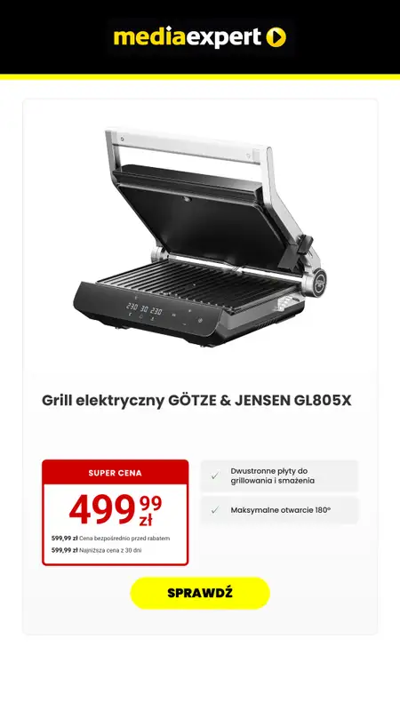 Media Expert - gazetka promocyjna HITY SEZONU Grill & Ogród od poniedziałku 20.04 do czwartku 30.04 - strona 5