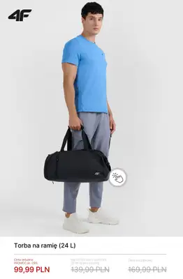 4F - gazetka promocyjna Mid Season Sale: Torby, plecaki, nerki od soboty 18.04  - strona 7