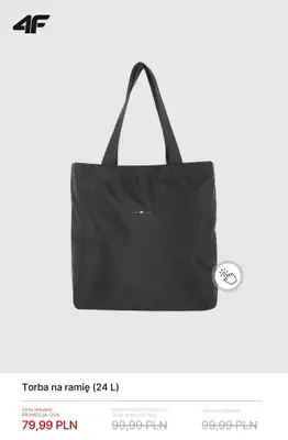 4F - gazetka promocyjna Mid Season Sale: Torby, plecaki, nerki od soboty 18.04  - strona 11