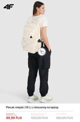 Plecak miejski (19 L) z kieszenią na laptop