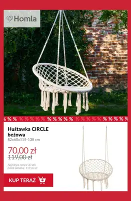 #Nowości i trendy - gazetka promocyjna Sezon na relaks - produkty na balkon i do ogrodu! od piątku 17.04  - strona 12