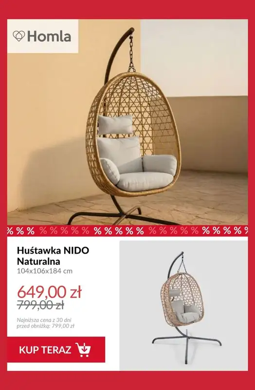 #Nowości i trendy - gazetka promocyjna Sezon na relaks - produkty na balkon i do ogrodu! od piątku 17.04  - strona 11